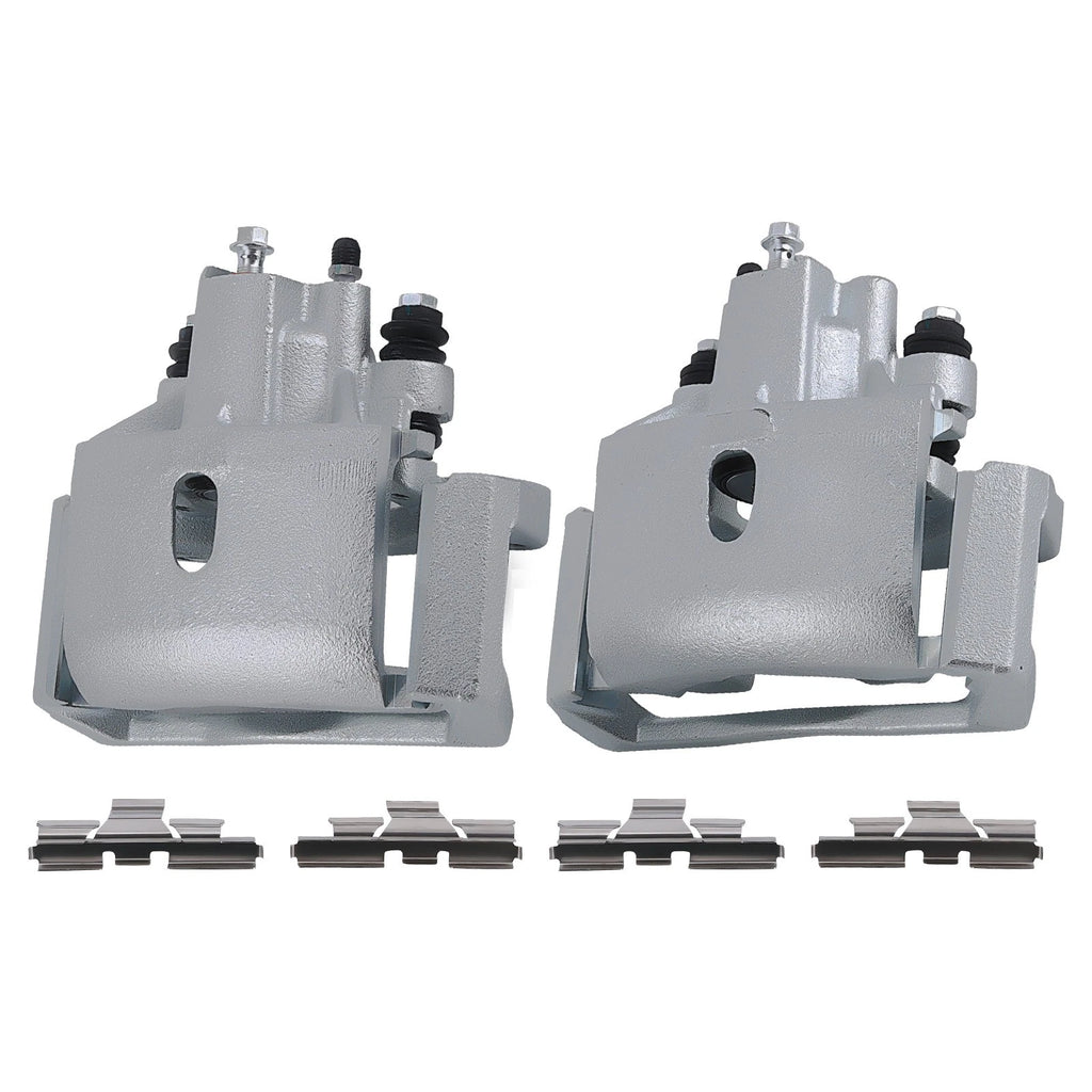 Pair Brake Calipers Rear Left Right w/Bracket for Dodge Ram 1500 (2002–2008)