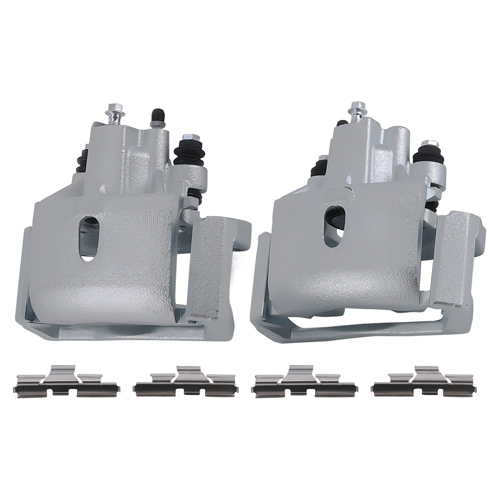 Pair Brake Calipers Rear Left Right w/Bracket for Dodge Ram 1500 (2002–2008)