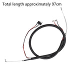 Throttle Cable for FS90 FS130R KM100 KM100R FS110 FS110R FS110X FS110RX (N/A)