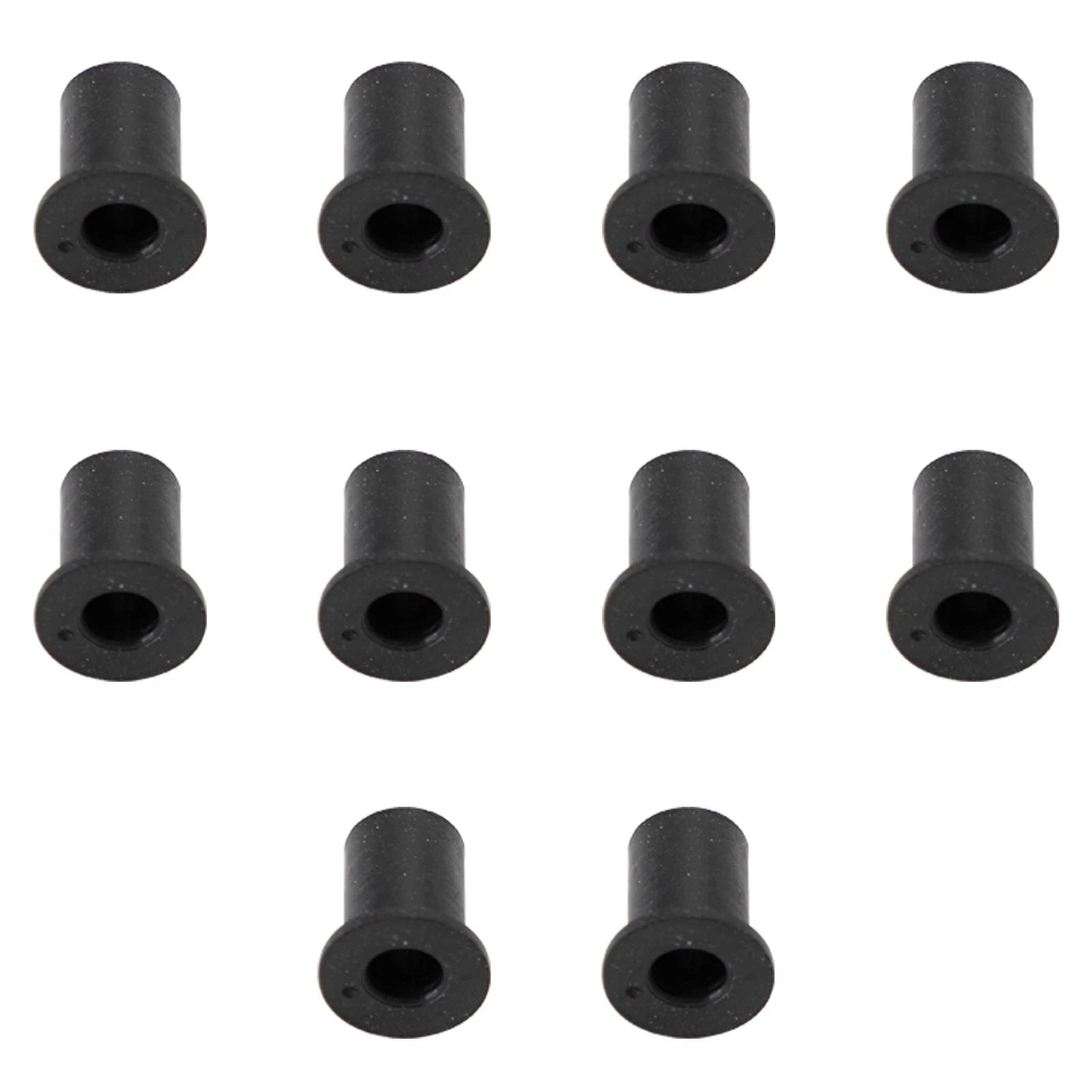 Pack of 10 M5 Rubber Well Nuts for Fairing & Screen Fixing