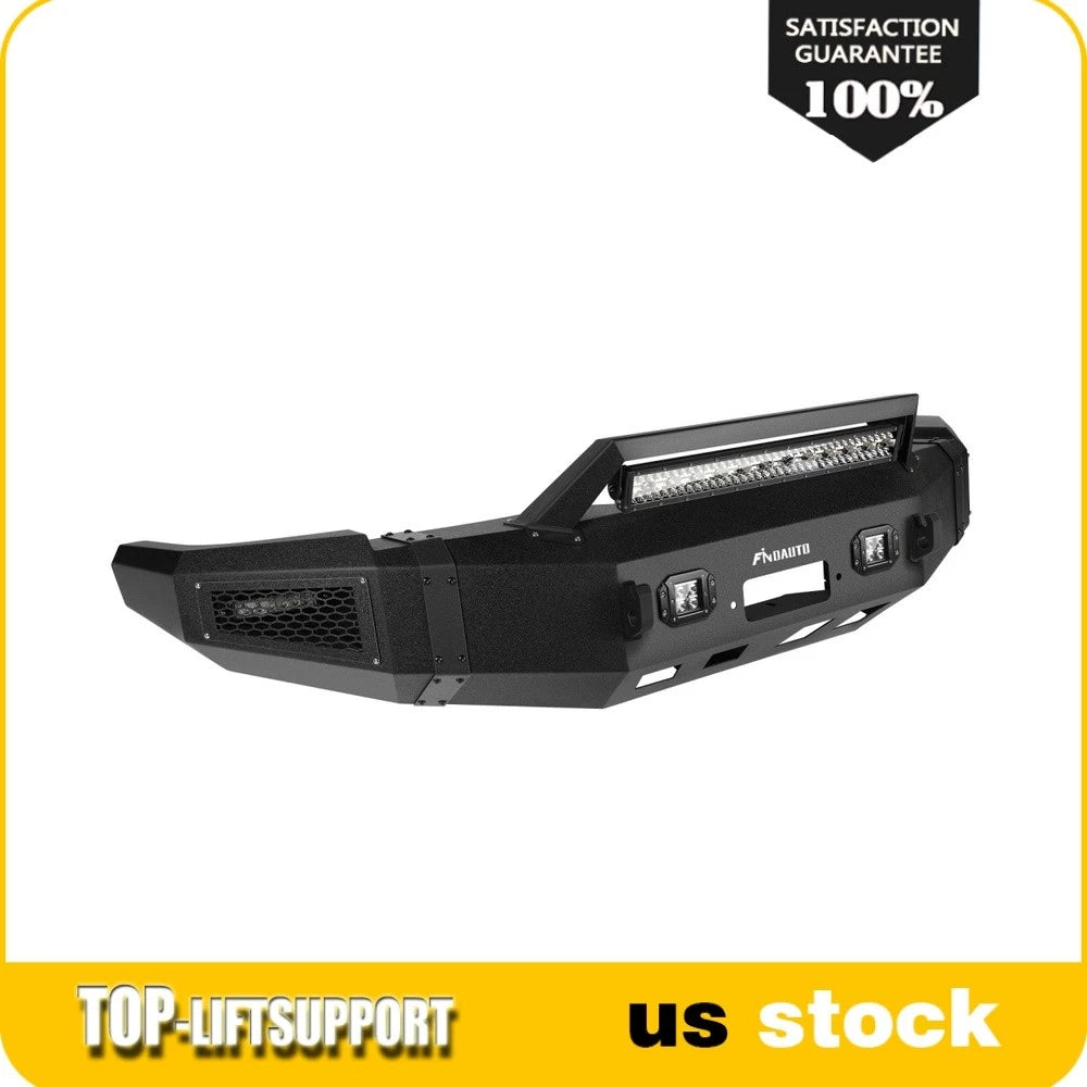 Front Bumper for Dodge Ram 2500 3500 (2010–2018) with D-ring & Winch Plate