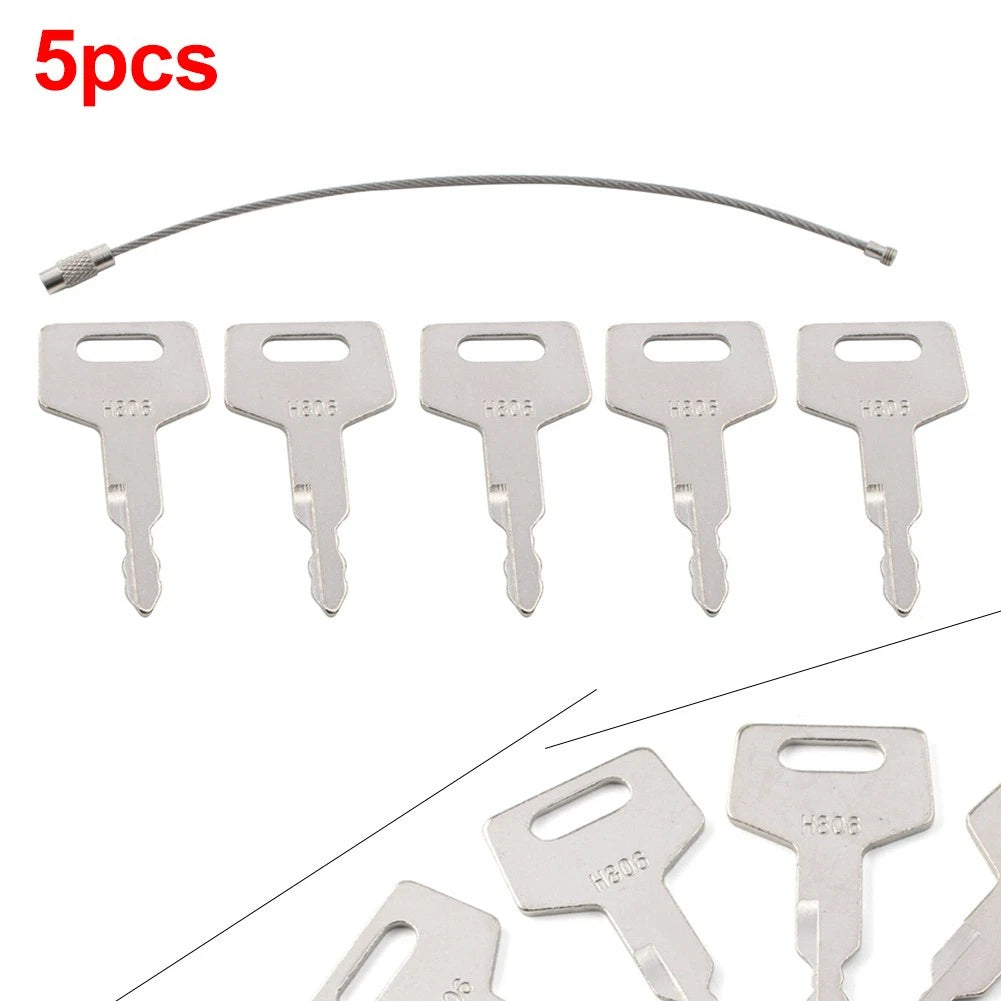 5X Ignition Keys for Takeuchi 7001-00019 & Gehl 180845 (Heavy Equipment)