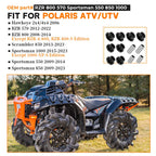 Front Shock Bushing Sleeve Kit for Polaris Sportsman 550 850 1000 (2008–2023)