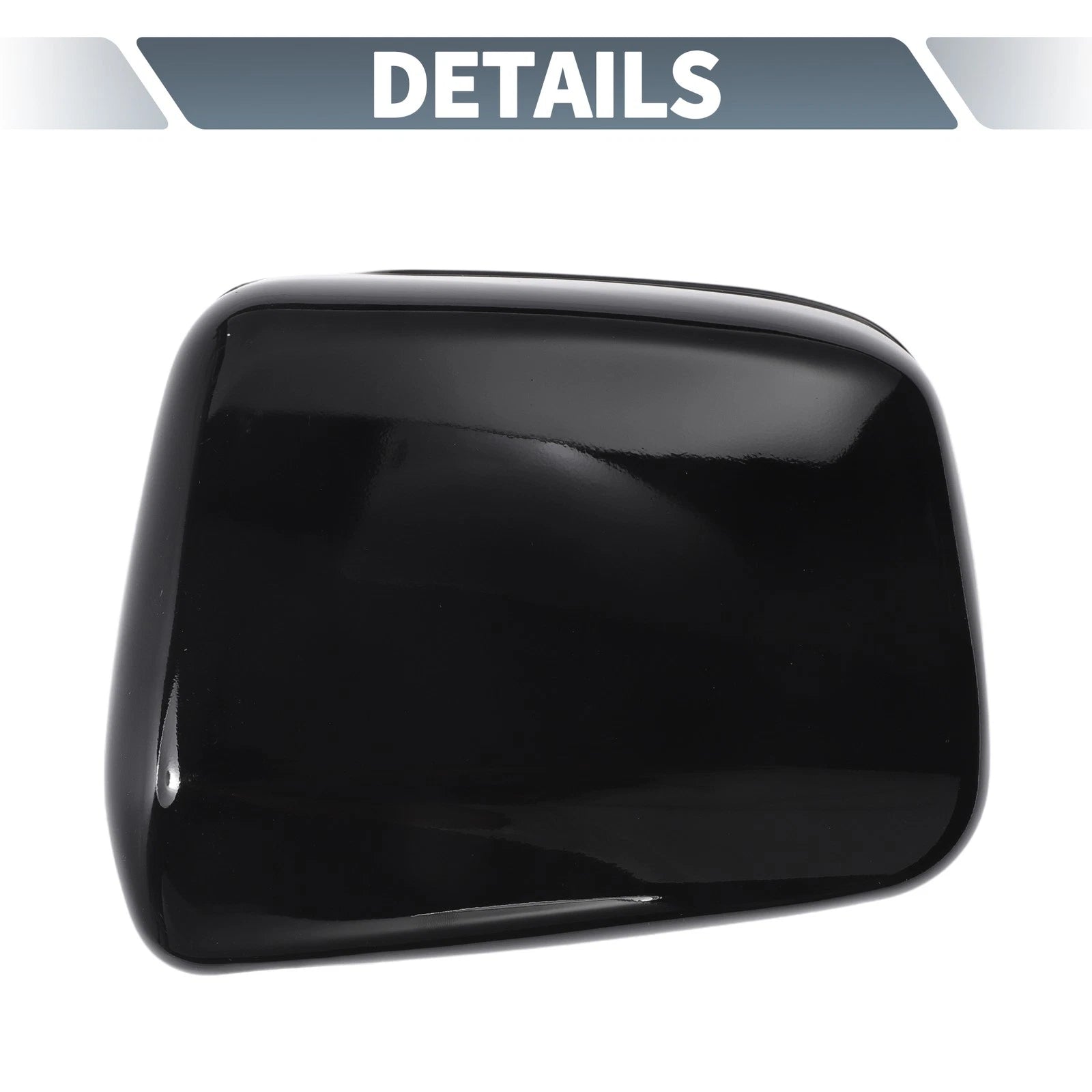Pair Rearview Mirror Cover Overlay Gloss Black for Lexus RX300 (1999–2003)