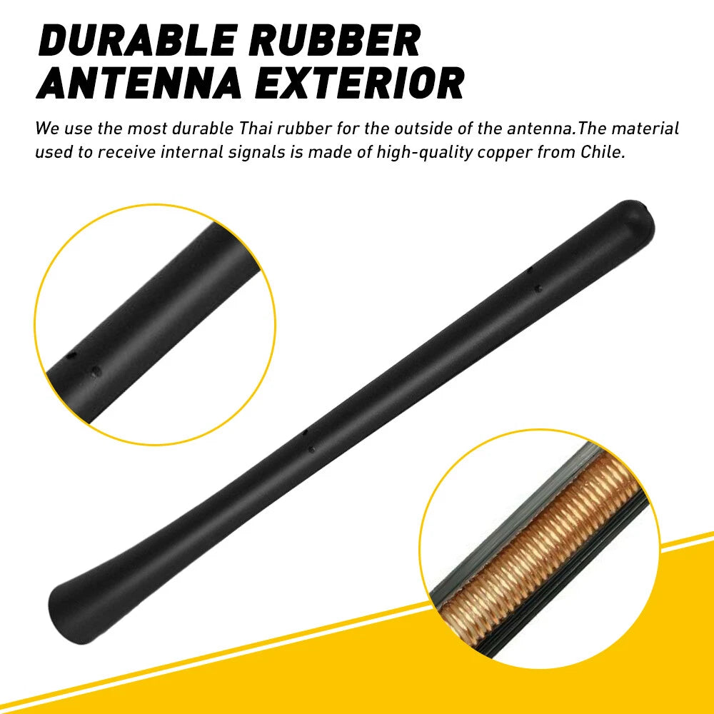 7" Antenna Mast for Toyota 4Runner (2010–2017) Black