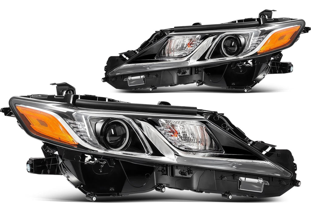 Set of 2 Full LED Headlights Assembly for Camry (2018–2024)