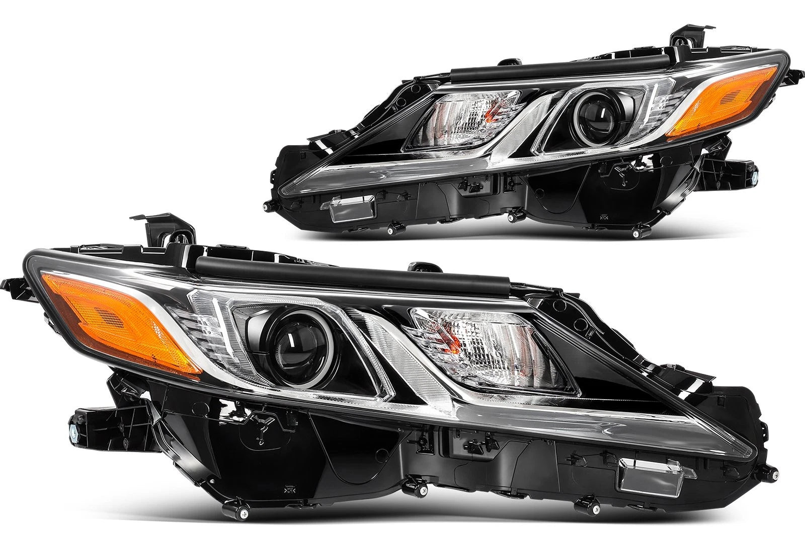 Set of 2 Full LED Headlights Assembly for Camry (2018–2024)