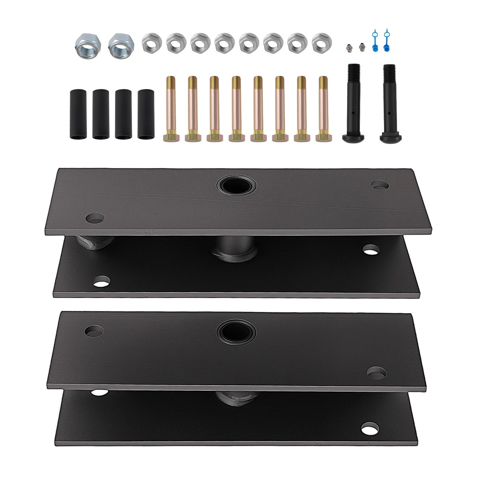 Dual Axle Equalizer Assembly for Trailer 2" Slipper Springs 12" Length Complete