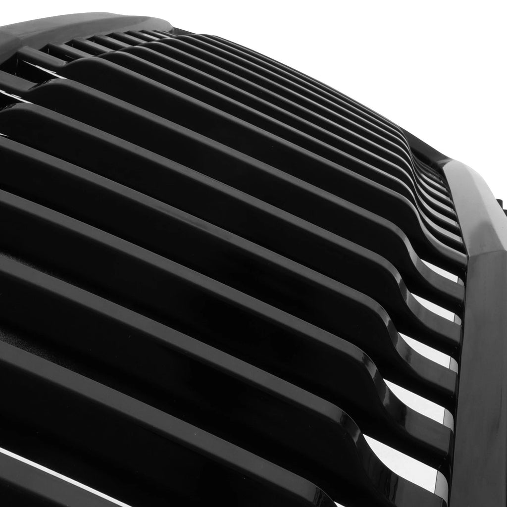 Glossy Vertical Slat Front Hood Bumper Grille for Chevy Silverado 1500 (2014–2015)
