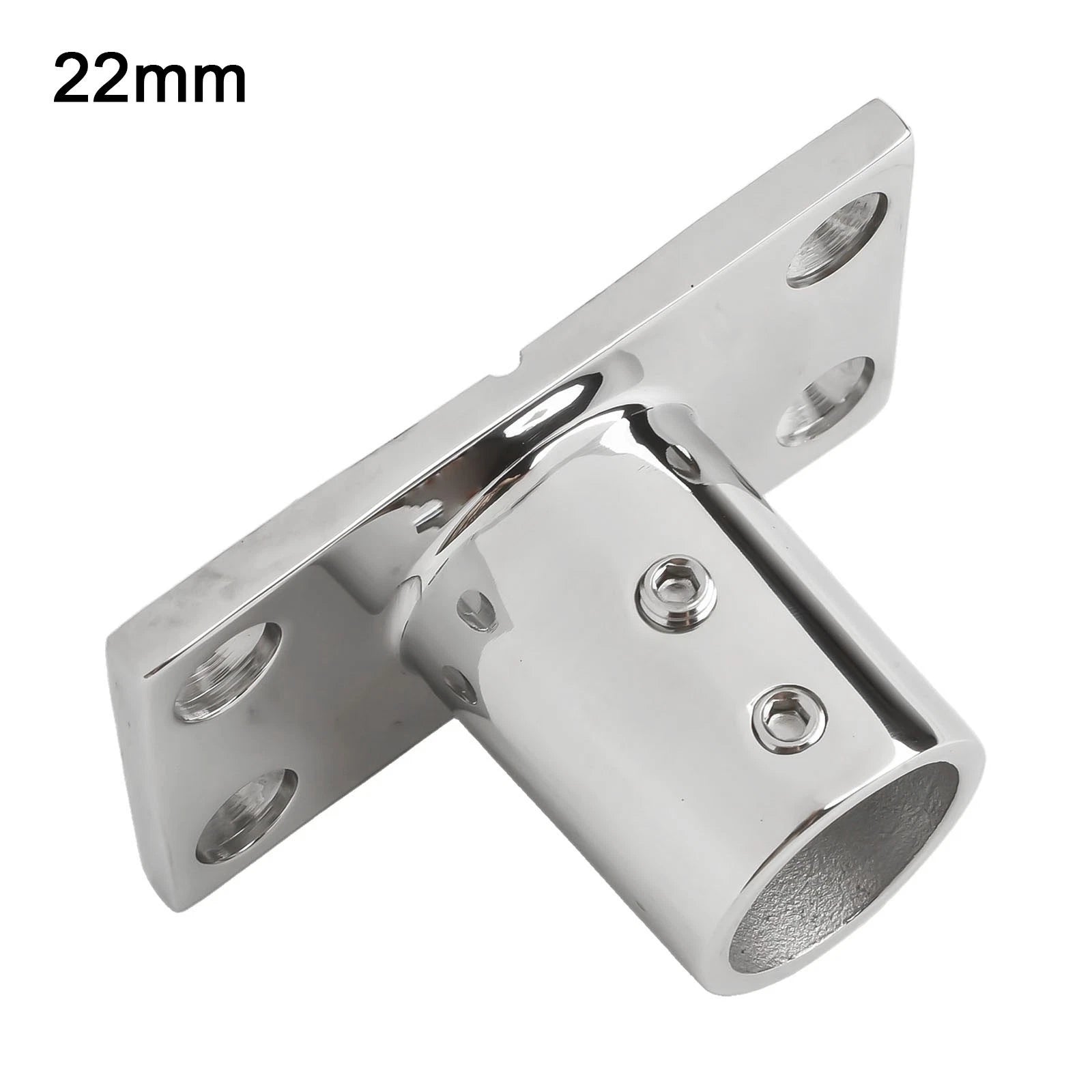 90 Degree Rectangular Handrail Base for Marine Applications