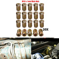 10mm X1mm Metric Male Tube Nuts For 3/16 Brake Line Copper Brake Pipe