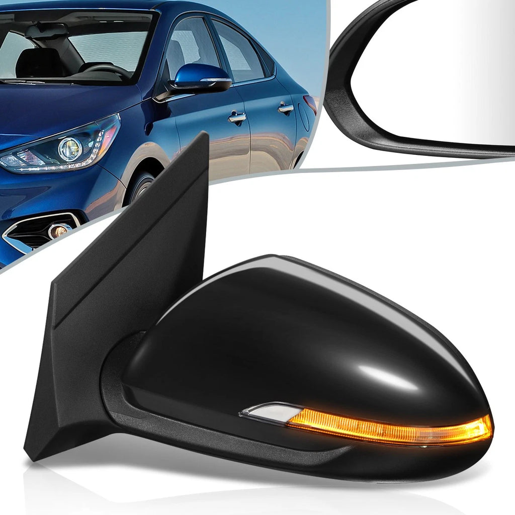 Driver Side Heated Power Adjustment Door Mirror for Hyundai Accent (2018–2021)