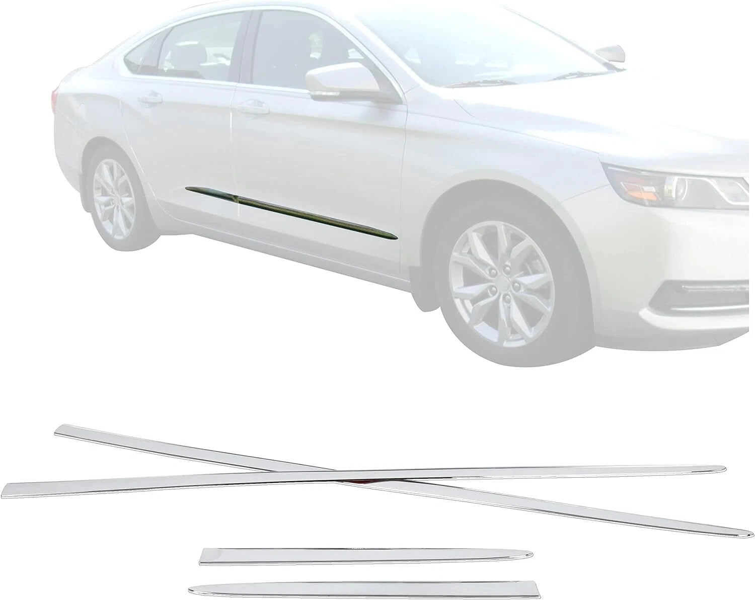 Chrome Side Skirt Door Garnish for Chevrolet Impala (2015–2020)