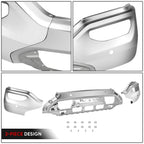 Front Bumper Cover for GMC Sierra 1500 Limited (2016–2019) w/ Parking Sensors Holes