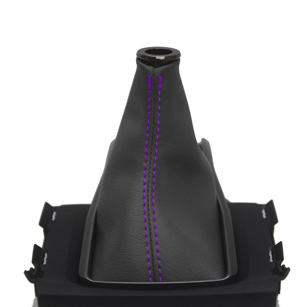 Manual Shift Boot Cover for Honda Civic (2016–2020) Purple Stitch