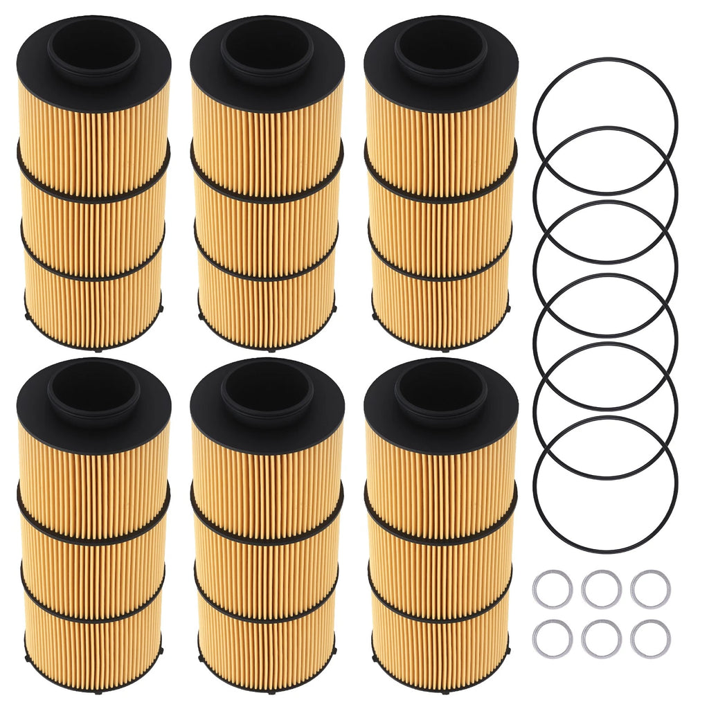 6x Engine Oil Filter for Freightliner Trucks (Detroit Diesel)