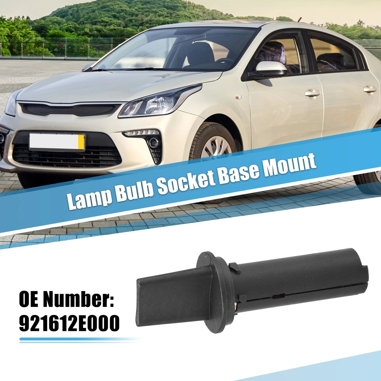 Front Lamp Bulb Socket Base for Kia Rio (2006–2011)