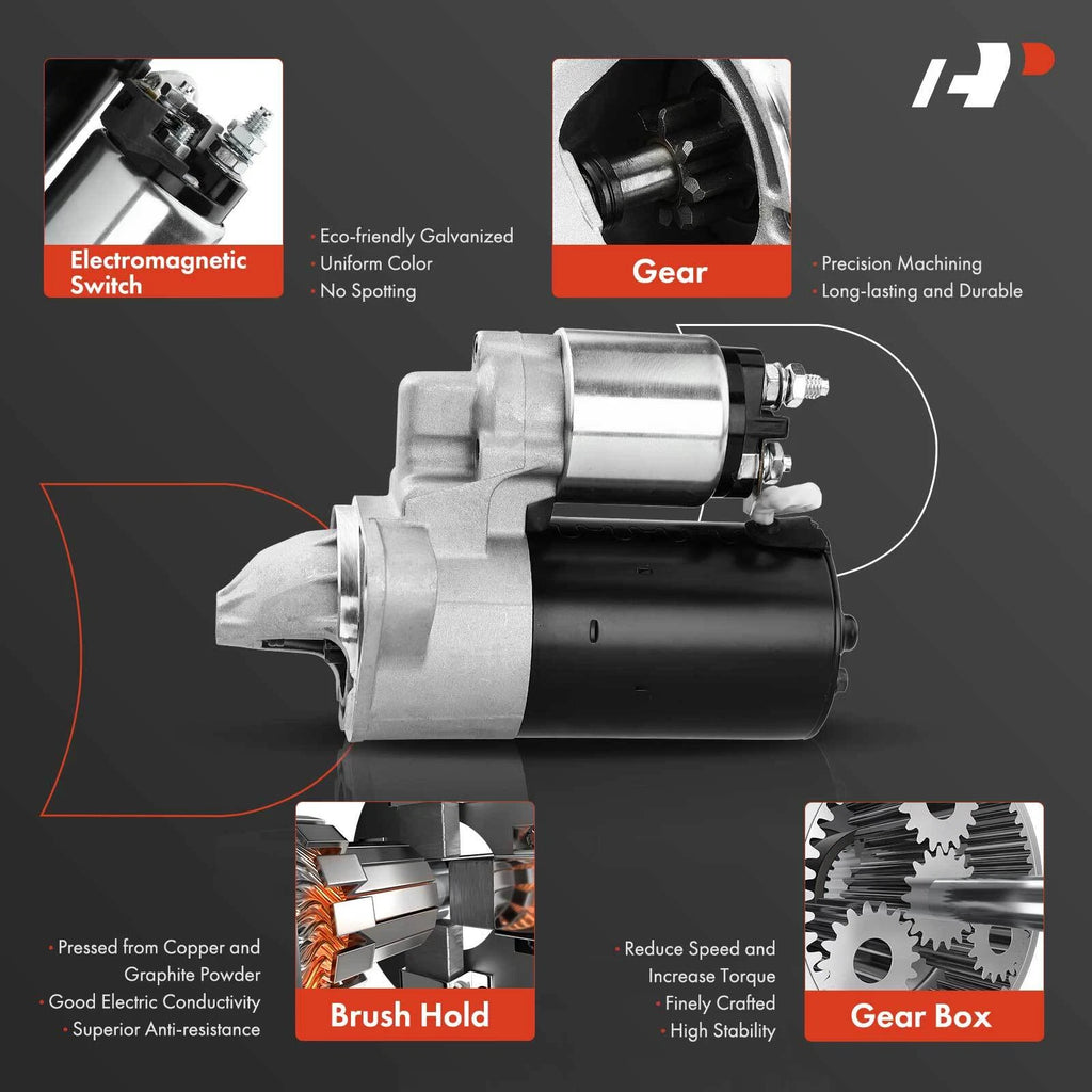 Starter for Chrysler Sebring Dodge Eagle Mitsubishi L4 2.0L (2000-2006)