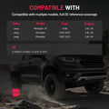 Front Rear Brake Kit Drilled Rotors Ceramic Pads for Jeep Wrangler JK (2007–2018)
