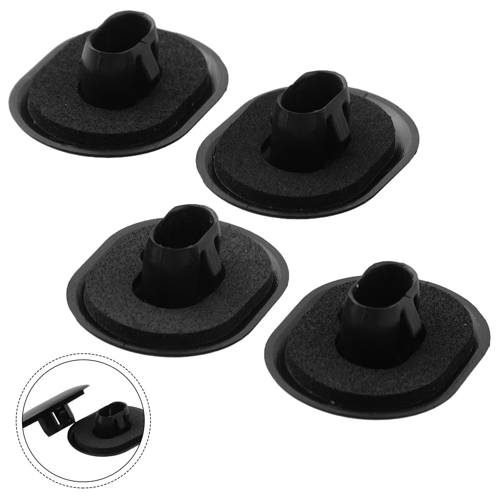 Set of 4 Rear Section Roof Rack Grommet Plug-Cap for Ford Transit Connect (2014–Present)
