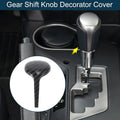 Gear Shift Knob Decorator Cover for Toyota RAV4 Corolla Vios (2014–2018) Black