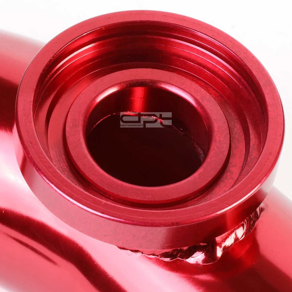 SSQV 2.5" Turbo Charger Blow Off Valve Flange Adapter Tube Pipe Red
