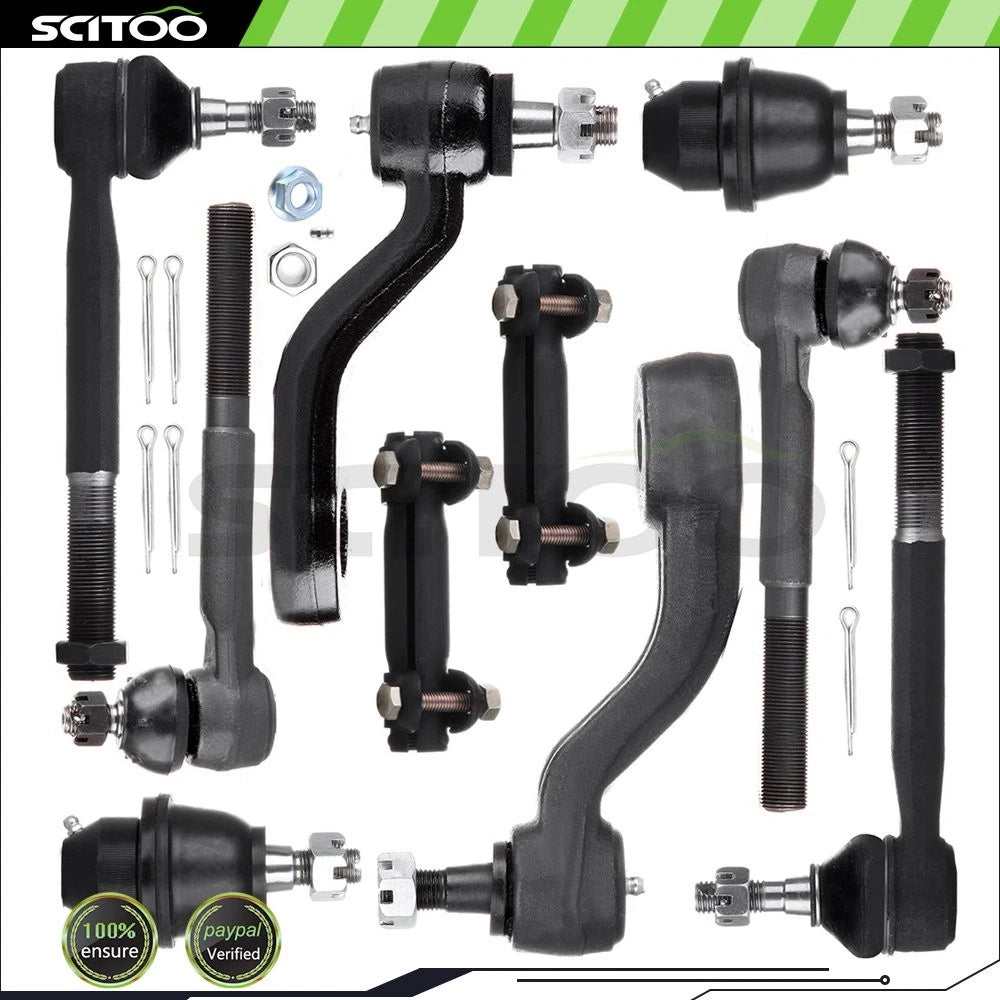 Front Lower Tie Rod Ends Ball Joints for Chevrolet K2500 GMC K2500 (1995–2000)