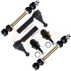 Set of 6 Front Lower Ball Joints Sway Bar Tie Rod for Cadillac Escalade (2007–2014)