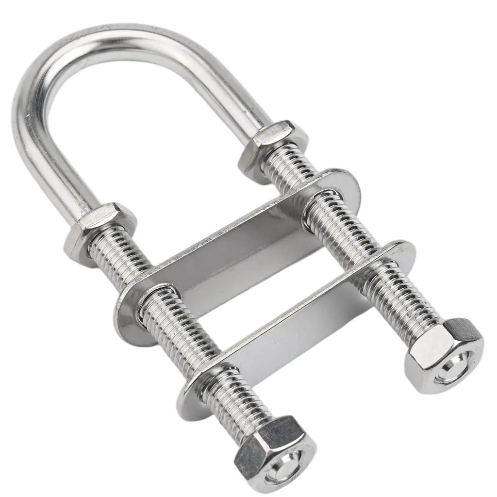 Set of 4 Marine Grade U Bolts M8 for Boats (500 lbs Capacity)