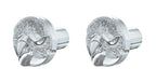 Air Valve Knobs Screw-In Chrome Set for Peterbilt Kenworth (2010–2024)