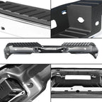 Chrome Rear Step Bumper for Ford F-150 (2004-2006) with Sensor Holes