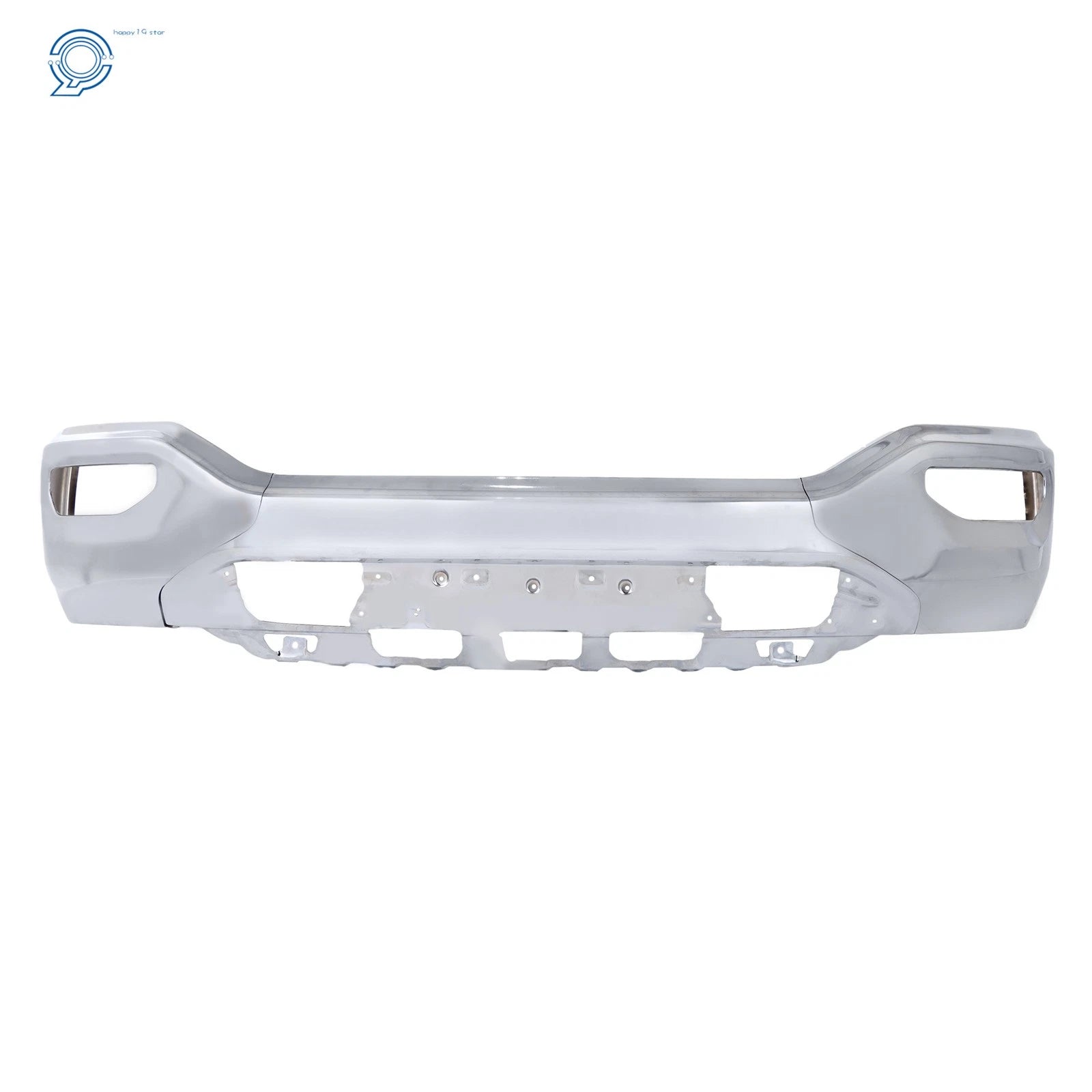 Chrome Steel Split Front Bumper for GMC Sierra 1500 (2016-2018)