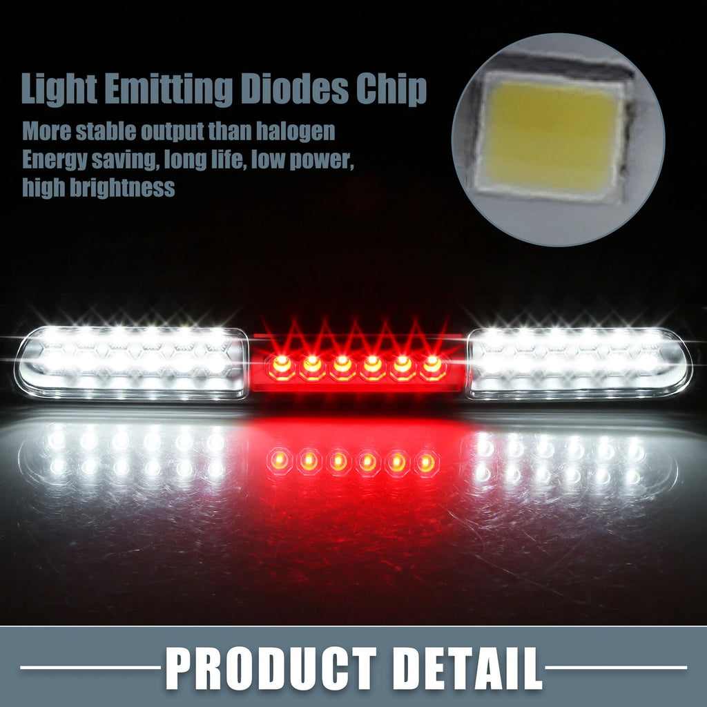 High Mount Stop Light XL3Z13A613AA for Ford (2000–2005) Chrome Clear Lens