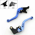Short Brake Clutch Levers for Kawasaki Ninja 250R (2008–2012) T9 Blue