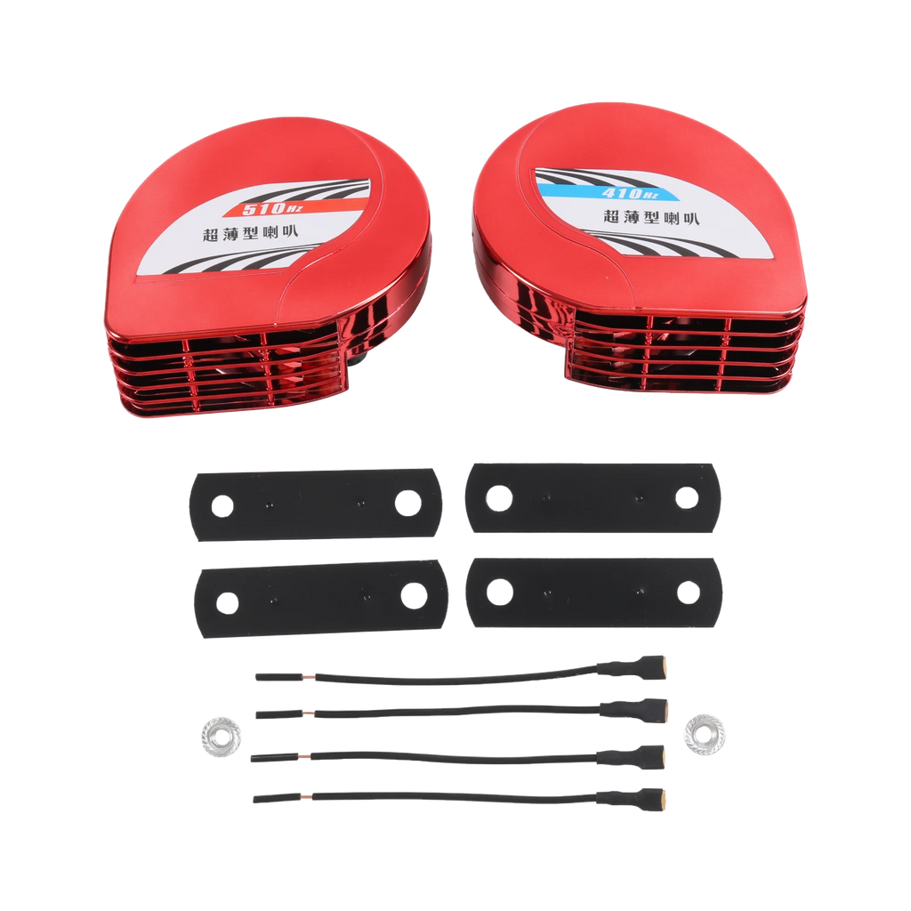 12V Waterproof Compact Horn for Universal Fit Car Truck