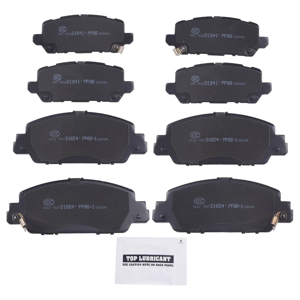 Set of 8 Ceramic Brake Pads for Honda HR-V (2016–2022)