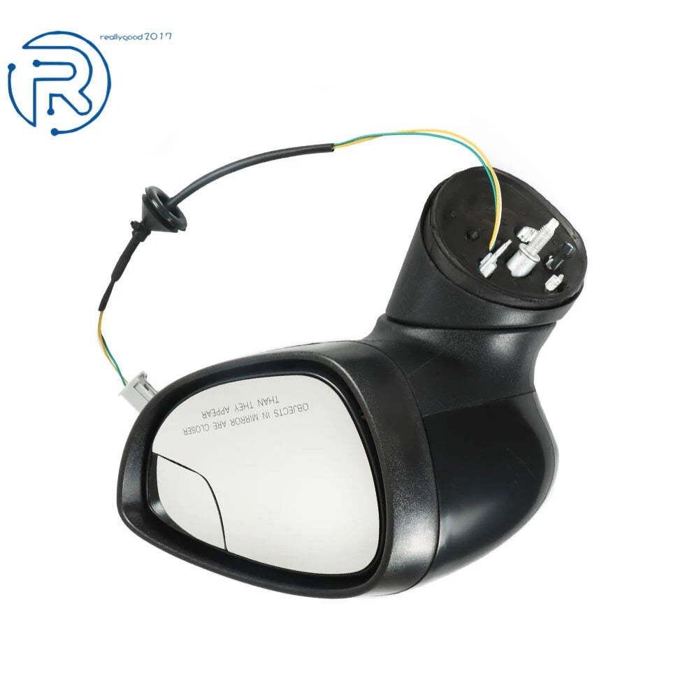 Passenger Side Mirror for Ford Fiesta (2011–2019) 3-Wire W/O Turn Signal