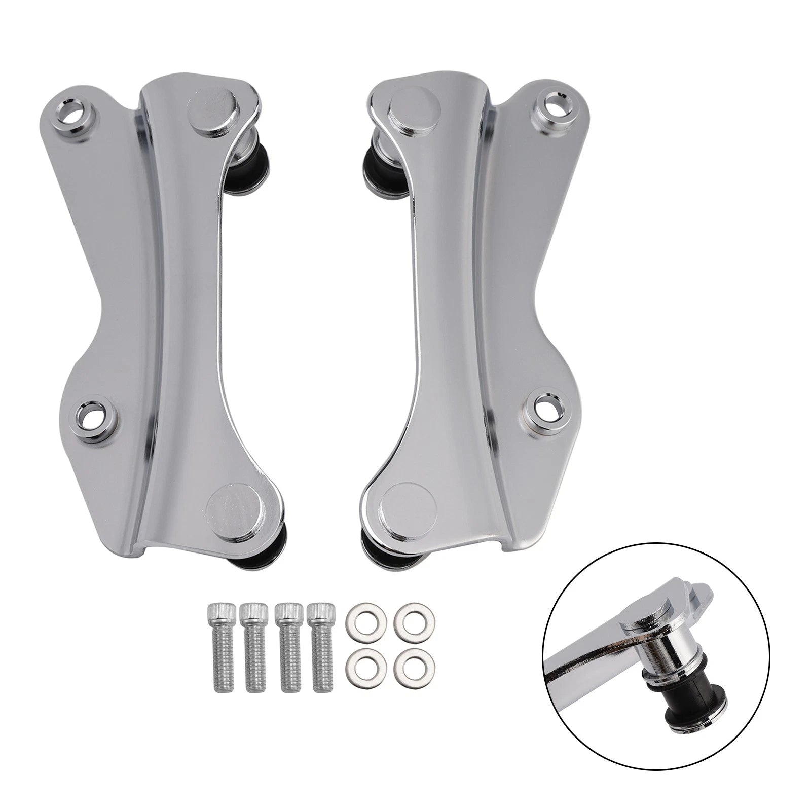 4 Point Docking Hardware Kit for Harley Touring Road King Street Road Glide (2014–2018)
