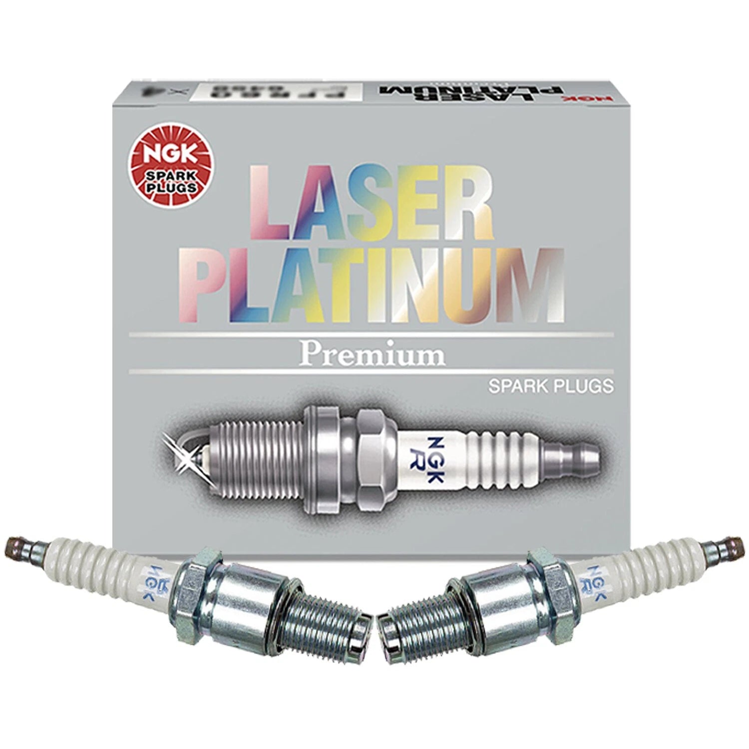 Set of 2 NGK Laser Platinum Spark Plugs for Mazda RX-7 (1986–1995)