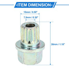 Wheel Lock Lug Nut for BMW Anti Theft Socket Adapter