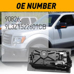 Interior Door Handle for Ford Lobo (2009–2014) - Left Side, Silver