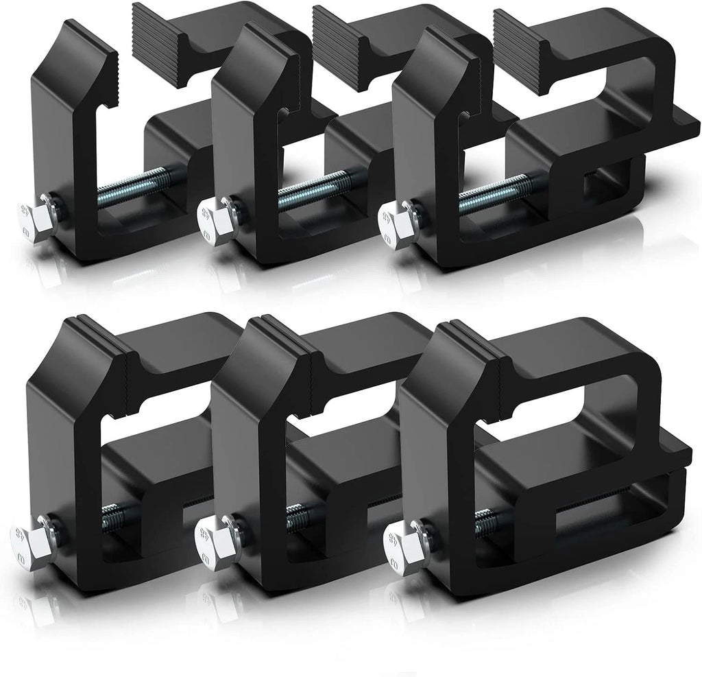 Set of 6 Mounting Clamps for Truck Cap Topper (Heavy Duty)
