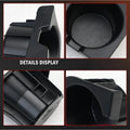 Set of 2 Center Console Cup Holder Inserts for Toyota Tacoma (2005–2017) Black