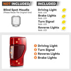 LED Tail Lights for Ford F-250 F-350 Super Duty (2017–2022) Pair