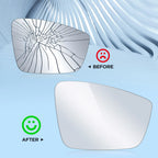 Mirror Glass Replacement for Volkswagen Beetle (2011-2019) Right Side