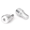 18mm Handle Bar End Grip Plug Silver for Yamaha YZF R6, R6S (1999-2012)