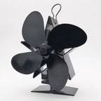 Heat Powered Fan for Home Decor (Aluminum Alloy Blades, 4 Blade Design)