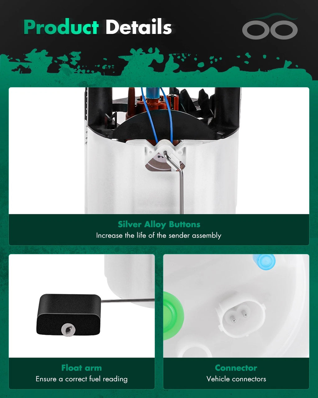 Fuel Pump Assembly E8688M for BMW 330xi 330i 325i 128i 135i 135is 325xi 328i (2006–2013)