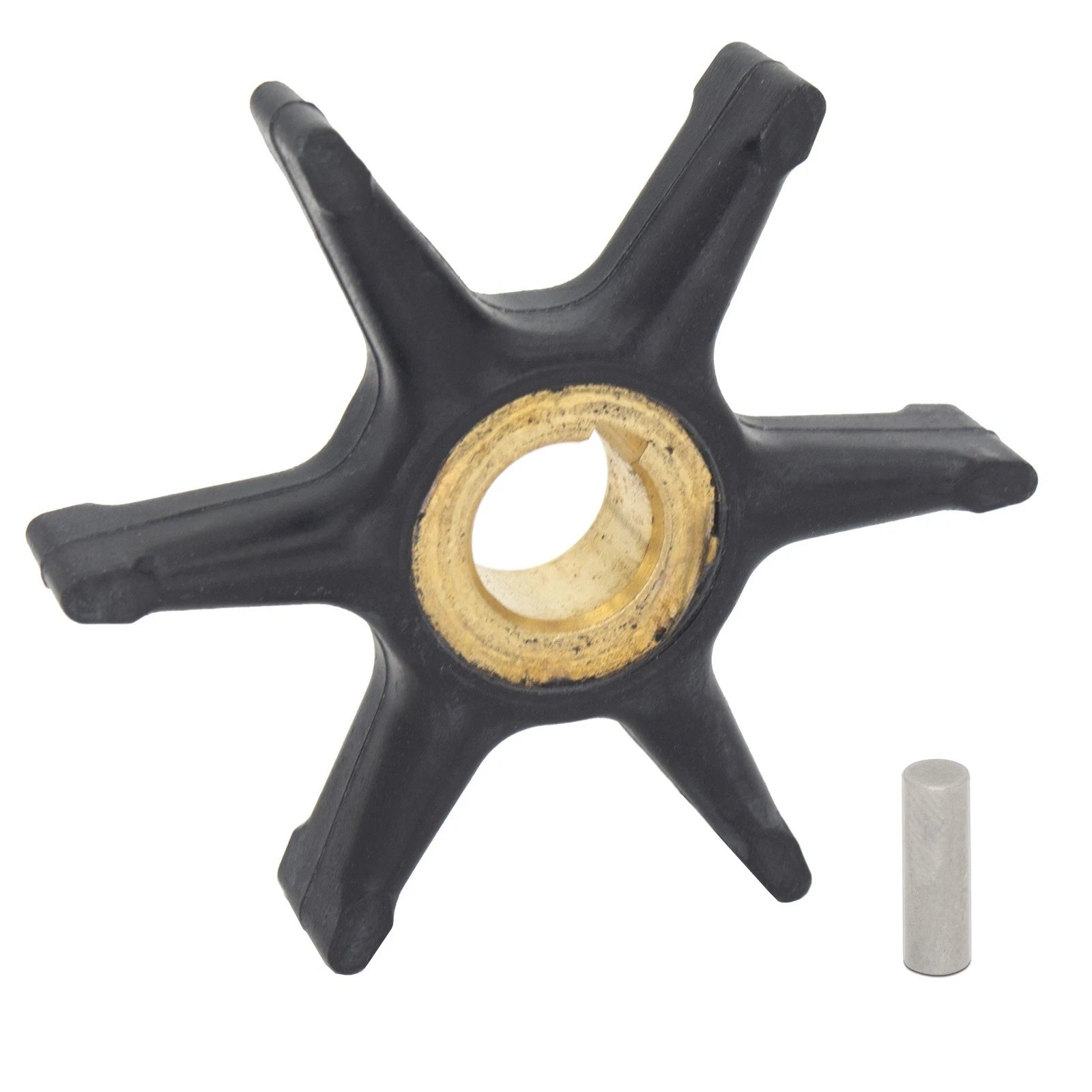 Water Pump Impeller with Key for Johnson Evinrude OMC 10-25 HP (375638)