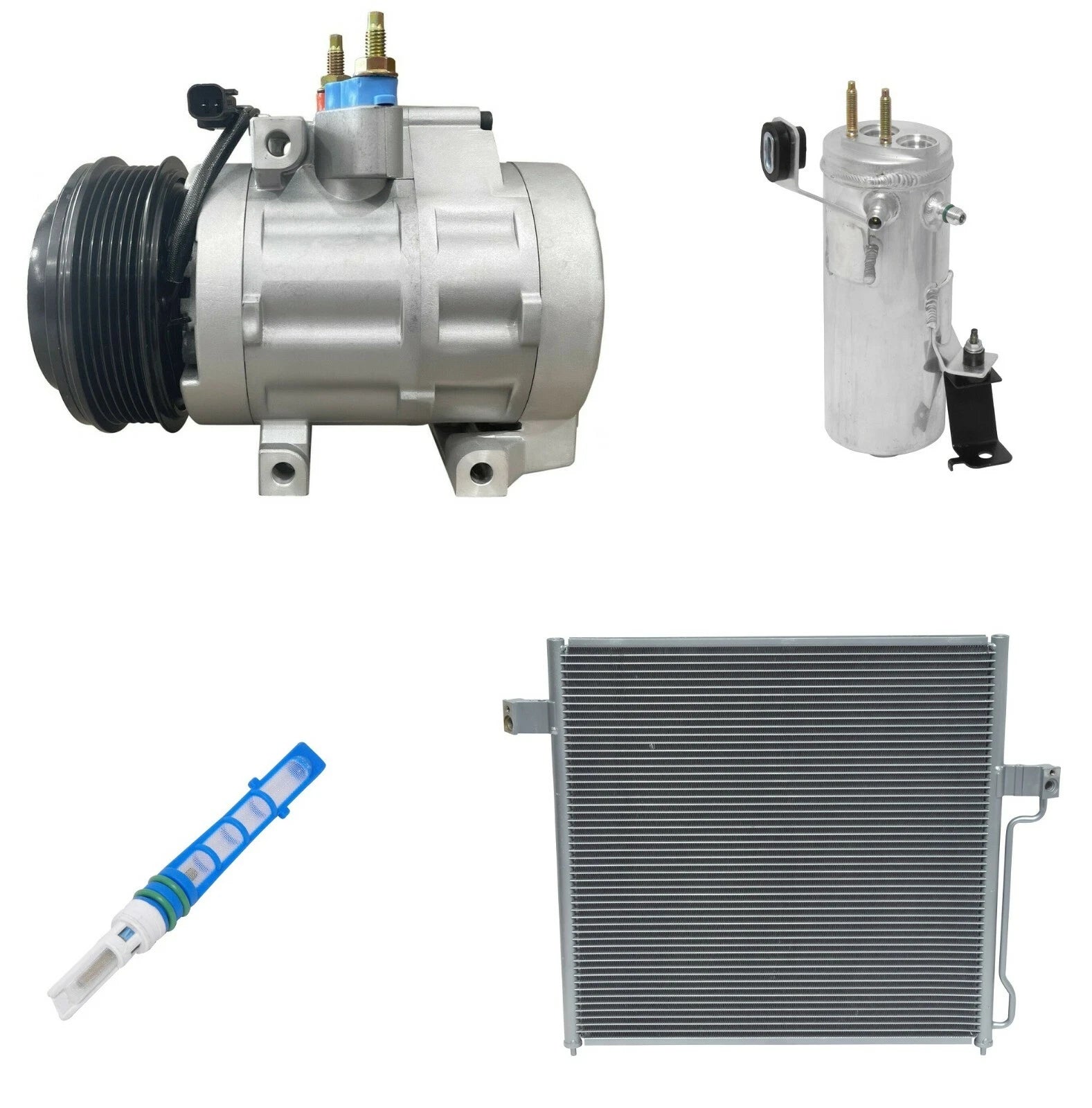 AC Compressor Kit With Condenser for Ford Explorer 4.0L (2008–2010)